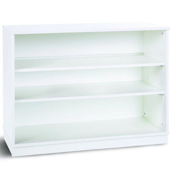 White Medium Premium Bookcase With 2 Adjustable Shelves H789mm