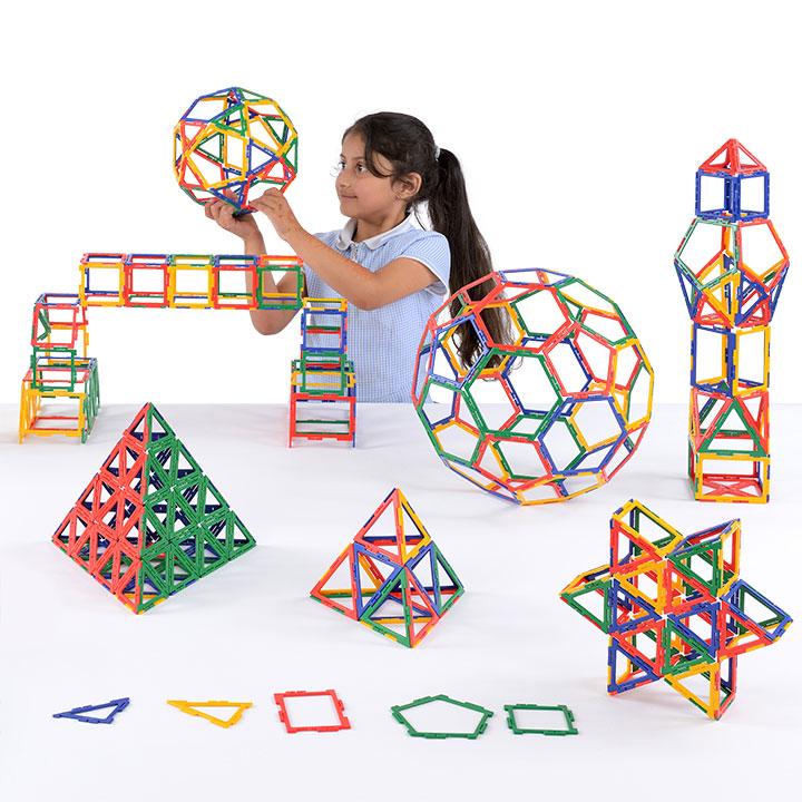 Polydron Frameworks Multi Pack - 460 Pieces | Polydron | www.ee ...