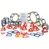 Polydron Frameworks Prism and Pyramid Set - 121 Pieces - Educational Equipment Supplies