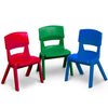 Postura + One Piece Classroom Chairs - H260mm - Ages 3-4 Years - Educational Equipment Supplies