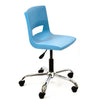 Postura + Task Chair Chrome Base + Castors - Educational Equipment Supplies