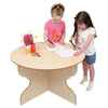 TW Nursery Pre School Round Wooden Table - Maple - Educational Equipment Supplies