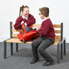 Premium Cloakroom - Double Sided Seat 600mm - Educational Equipment Supplies