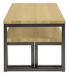 Premium Dining Table & Benches - Oak - Educational Equipment Supplies