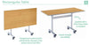Premium Tilt Top Tables - Rectangular - Durafrom Edge - 1600 x 800mm - Educational Equipment Supplies