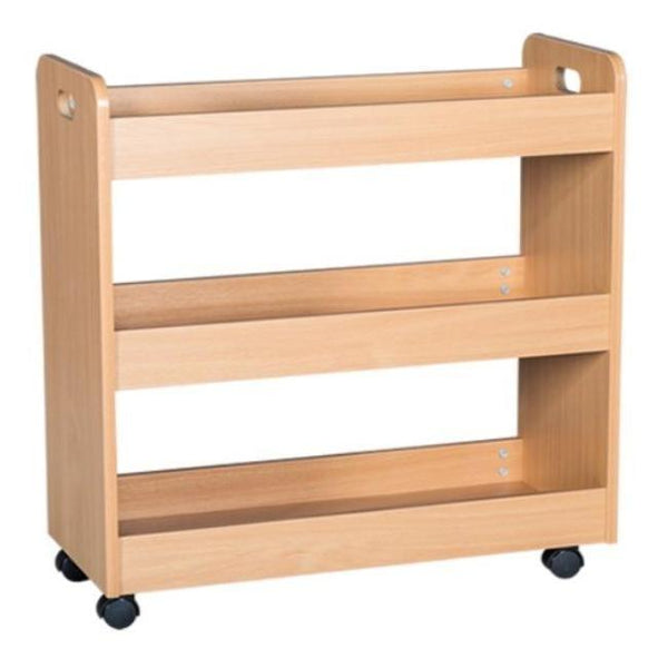 Premium Mobile Wooden Lunchbox Trolley