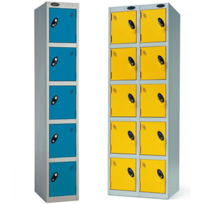 Probe Steel School Locker - Five Door Probe Five Door Locker | Steel Lockers | www.ee-supplies.co.uk