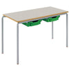 Crushbend Tables - Rectangular - MDF Edge + Tray Runners + 2 Trays - Educational Equipment Supplies