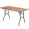 Rectangular Wooden Folding Trestle Table - 5ft x 2ft 6inch (1530 x 760mm) Rectangular Wooden Folding Trestle Table | 5ft x 2ft 6in (1530mm x 760mm) |  With Fold Away Legs | www.ee-supplies.co.uk