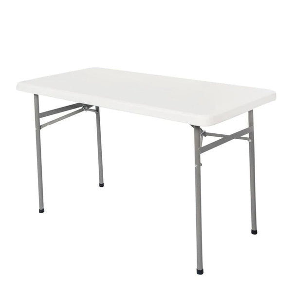 Basics Rectangular Plastic Folding Trestle Table  L1220 x W610mm