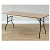 Rectangular Wooden Folding Trestle Table | 6ft x 2ft 6inch (1830 x 760mm) - Educational Equipment Supplies