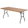 Rectangular Wooden Trestle Table - 6ft x 3ft (1830 x 920mm) Rectangular Wooden Folding Trestle Table |6ft x 3ft (1830mm x 920m)|  With Fold Away Legs | www.ee-supplies.co.uk