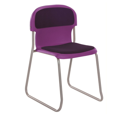 Chair 2000 Skidbase - With Upholstered Seat & Back Pad Chair 2000 Skidbase - With Upholstered Seat & Back Pad | School Chairs | www.ee-supplies.co.uk