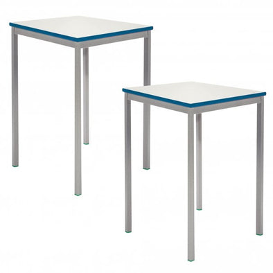 Dry Wipe Top Value Fully Welded Square Classroom Tables - Durafrom Edge Dry Wipe Top Fully Welded Square Classroom Tables | Durafrom Edge Spiral Stacking | www.ee-supplies.co.uk