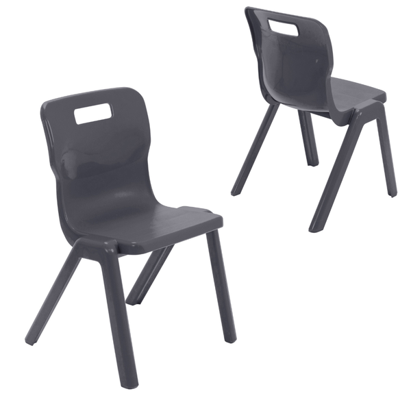 Titan One Piece Classroom Chair H380mm Ages 8-11 Years