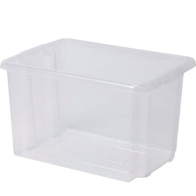 Plastic Clear Storage Tubs - W38.5 x D27 x H18.7 cm - Educational Equipment Supplies