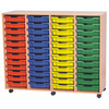 Quad Bay Storage Units - 48 Tray - Educational Equipment Supplies