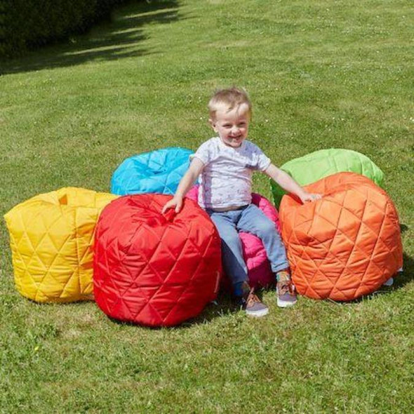 Indoor/outdoor Toddler Quilted Bean Bag x 5 - Educational Equipment Supplies