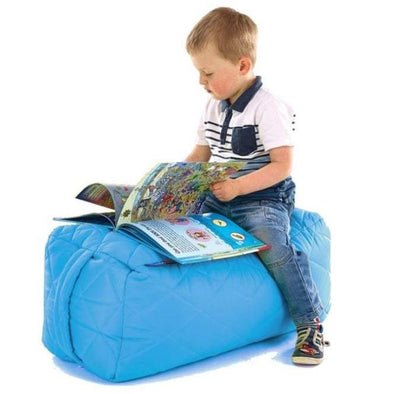 Indoor/Outdoor 2 Seated Bean Bag Quilted Bench - Educational Equipment Supplies