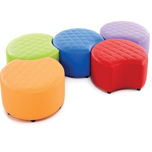 Childrens Quilted Snuggle Breakout Seating x 5 Set - Educational Equipment Supplies