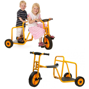Rabo Chariot Pedal Trike - Ages 3-8 Years - Bundle x 2 Trikes - Educational Equipment Supplies