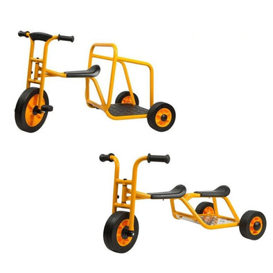 Rabo Mini Runner Chariot + Rabo Mini Runner Taxi  - Ages 1-4 Years - Bundle x 2 Bikes - Educational Equipment Supplies