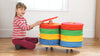 Outdoor Rainbow™ Circular Cushions  32 & Donut™ Trolley - Educational Equipment Supplies