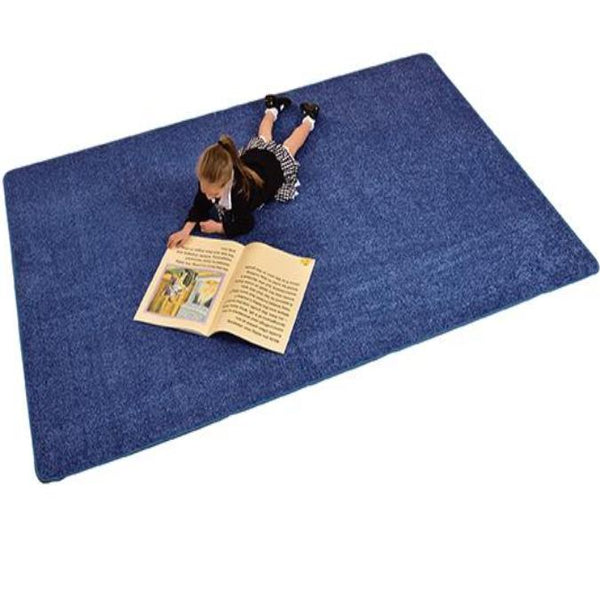 Large Rectangle Nursery Carpet – Blue W1780 x D2565mm