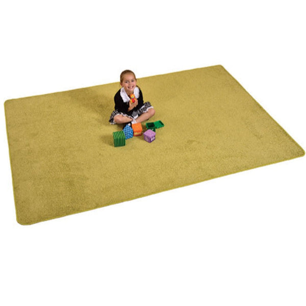 Large Rectangle Nursery Carpet – Green W1780 x D2565mm