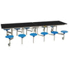 Rectangular Mobile Folding Table With 12 Seats -  3080 x 1500 x 685mm - Educational Equipment Supplies