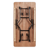 Rectangular Wooden Folding Trestle Table - 6ft x 2ft 6inch (1830 x 760mm) + Trolley Bundle Rectangular Wooden Folding Trestle Table | 5ft x 2ft 6in (1530mm x 760mm) |  With Fold Away Legs | www.ee-supplies.co.uk