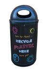 Recycling Bins Classic With Blackboard Graphics - Educational Equipment Supplies