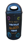 Recycling Bins Classic With Blackboard Graphics - Educational Equipment Supplies
