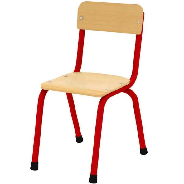 Milan Classroom Chairs x 4 Pack - H310mm 4-6 Years - Educational Equipment Supplies