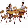 Milan Rectangular Height Adjustable Table - 6 Seater - Educational Equipment Supplies