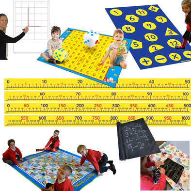 Maths In The Playground Resistance Parachutes - Pack Of 6 | www.ee-supplies.co.uk