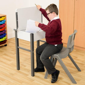 Retromod Traditional Single Wooden School Desk - 640mm - Educational Equipment Supplies