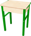 Retromod Traditional Single Wooden School Desk - 640mm - Educational Equipment Supplies