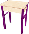 Retromod Traditional Single Wooden School Desk - 640mm - Educational Equipment Supplies