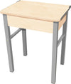 Retromod Traditional Single Wooden School Desk - 640mm - Educational Equipment Supplies