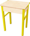 Retromod Traditional Single Wooden School Desk - 640mm - Educational Equipment Supplies