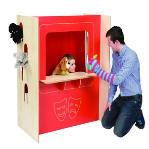 Role-Play Wooden Puppet Theatre - Educational Equipment Supplies