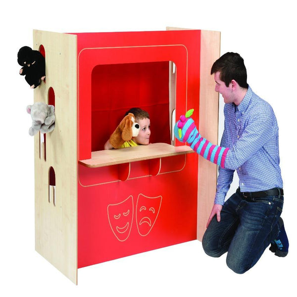 Role-Play Wooden Puppet Theatre