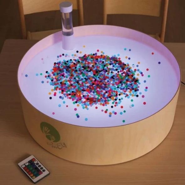 Round Sensory Magic Light Table - Educational Equipment Supplies