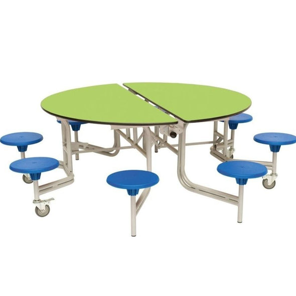 Spaceright Seats Round Mobile Folding Dining Table D215 x