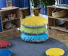 Round Sag Bag - Multi Colour x 3 Round Sag Bag - Multi Colour | Soft  Floor Cushions | www.ee-supplies.co.uk