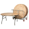 Round Wooden Folding Trestle Table - Dia1530mm 5ft Round Wooden Folding Trestle Table | Dia1530mm 5ft | www.ee-supplies.co.uk