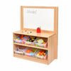 Rs Angled Tray Tidy Storage Unit With Dry Wipe Backboard Divider - Educational Equipment Supplies
