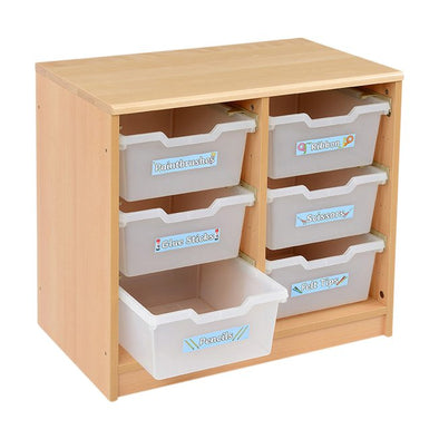 Rs Static Tray Storage Unit - 6 Deep Trays RS Static tray Storage units | 12 Deep Trays | www.ee-supplies.co.uk