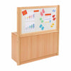 Rs Static Tray Storage Unit - 18 Shallow Trays + Dry Wipe Backboard - Educational Equipment Supplies